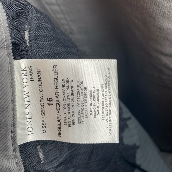 Jones New York size 16 Lexington straight gray - Picture 6 of 6